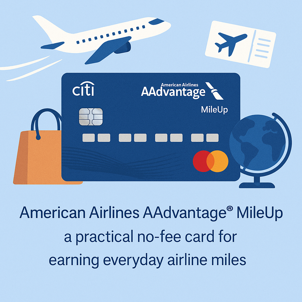 American Airlines AAdvantage® MileUp Review: A Practical No-Fee Card for Earning Everyday Airline Miles
