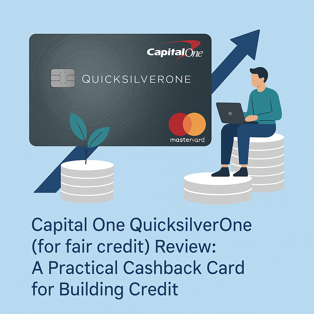 Capital One QuicksilverOne® (for fair credit) Review: A Practical Cashback Card for Building Credit