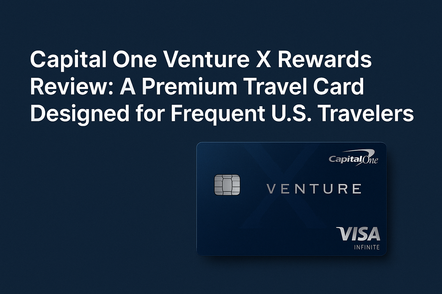Capital One Venture X Rewards Review: A Premium Travel Card Designed for Frequent U.S. Travelers