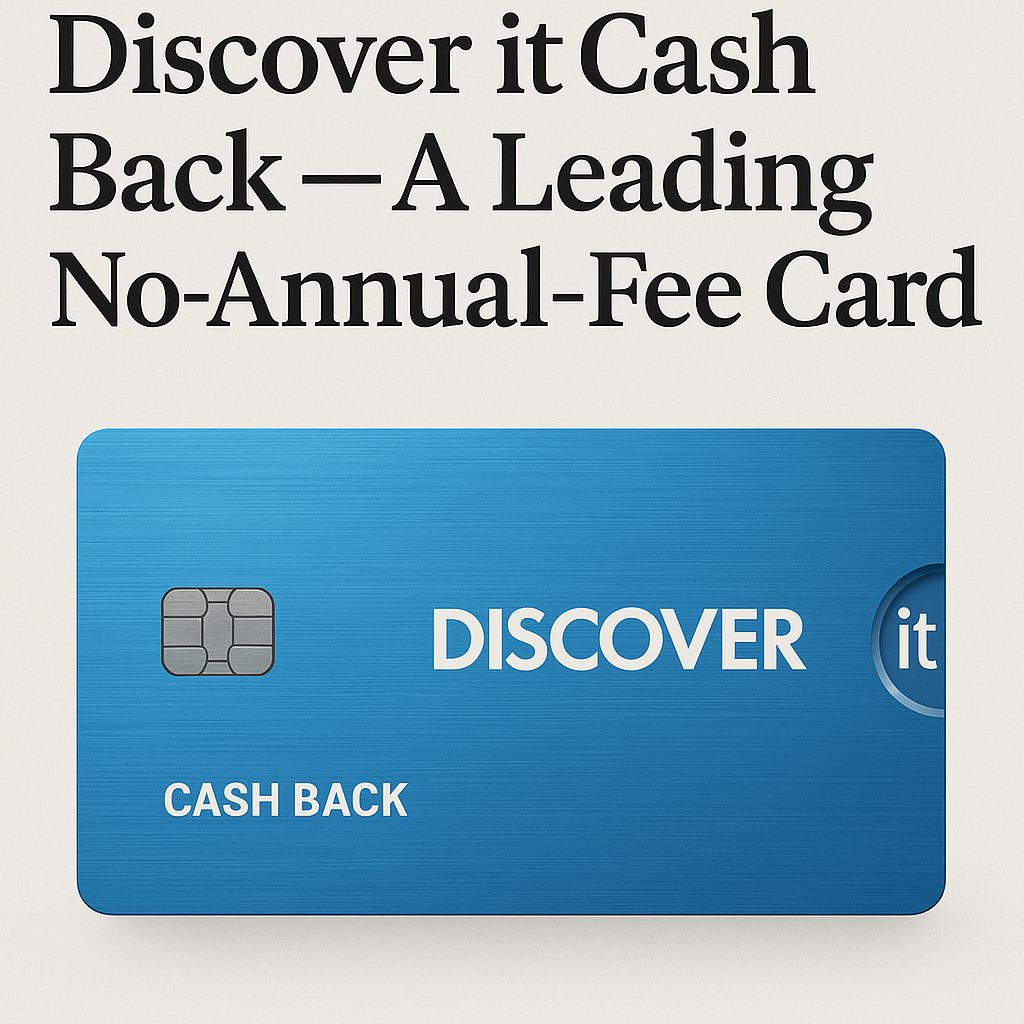 Discover it® Cash Back — A Leading No-Annual-Fee Card